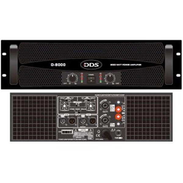 DDS D8000 Güç Amplifikatörü 2x2600W 4 ohm