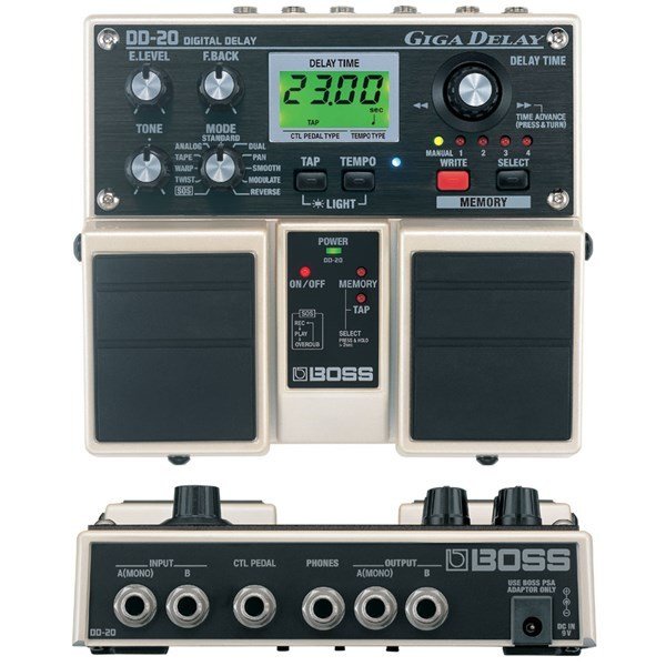Boss DD-20 Dijital Delay Pedalı