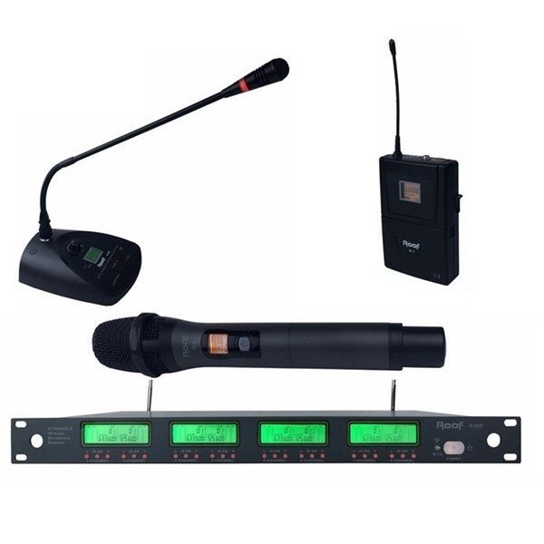 Roof R-808 Set - 8li Kablosuz Mikrofon Seti