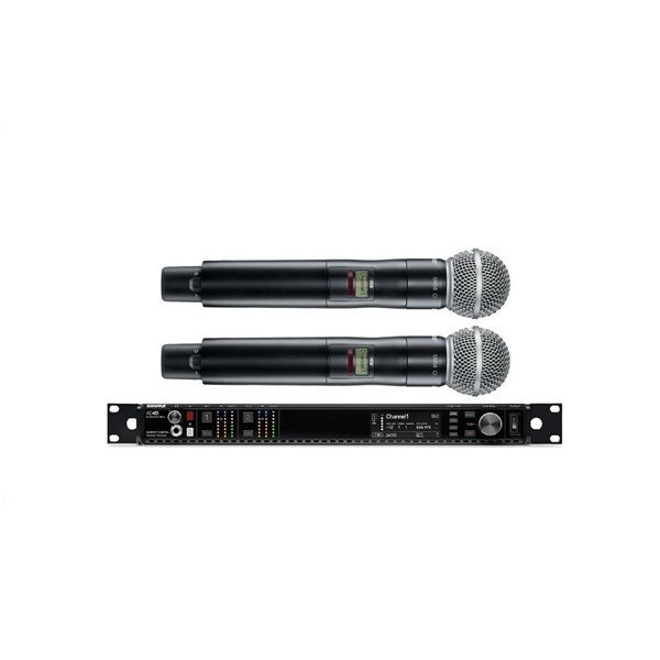 Shure AD24D/SM58 Çift El Digital Telsiz Mikrofon Seti