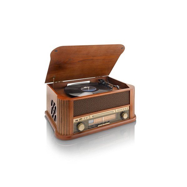 Classic Phono TCD-2500 Ahşap Pikap, Cd Çalar, USB, Radyo