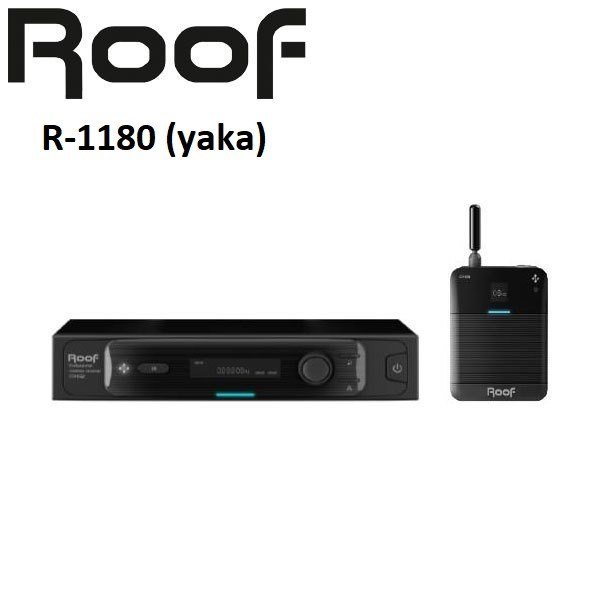 ROOF R-1180 (1yaka) Tek Kanal 2 Anten UHF Yaka Tipi Telsiz Mikrofon