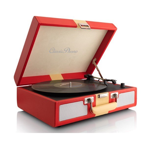 Classic Phono TT-33 Ahşap Deri Kaplı Pikap