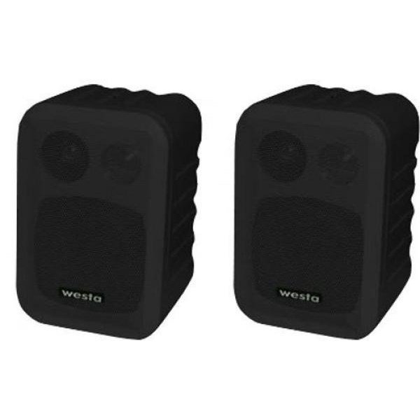Westa WM-305TB (Siyah) 4 inç 100W Trafolu Kabin Hoparlör (Çift)