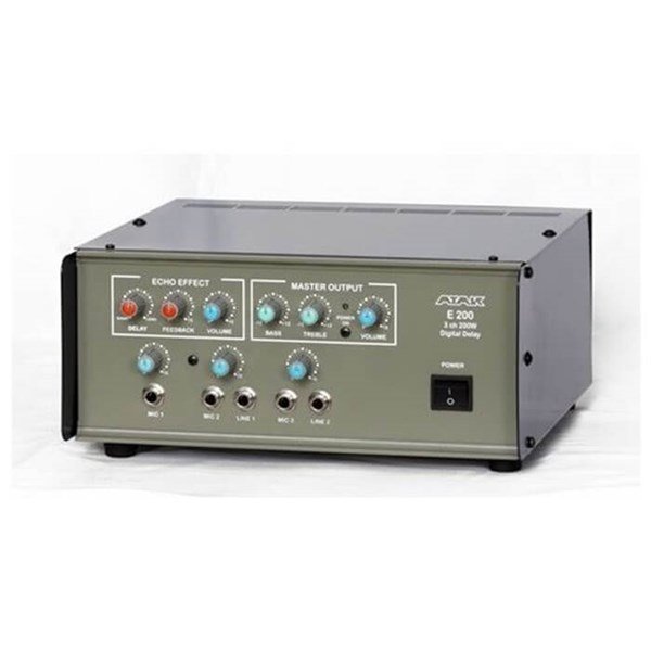 Atak E200 T  3 Giriş 200 Watt Ekolu Power Mikser