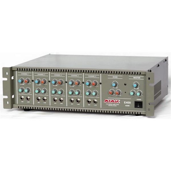 Atak E400 Ekolu 5 Giriş 400 Watt Mono Power Mikser