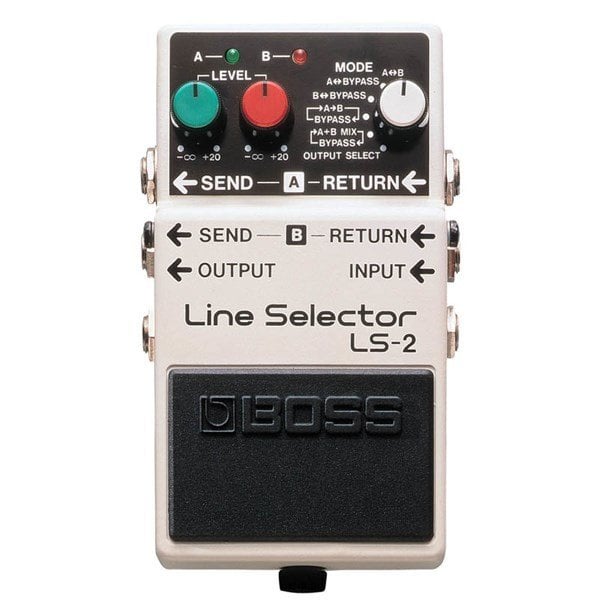 Boss LS-2 Line Selector Compact Pedalı