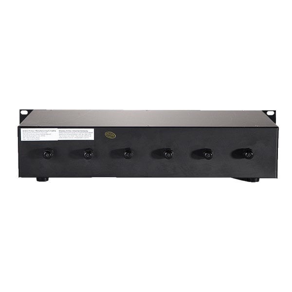 Denox VK-6/300 100V 6x50 Watt Rack Tipi Volume Kontrol Ünitesi