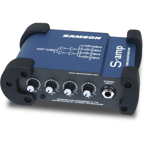 Samson S Amp 4-Kanal Stereo Kulaklık Amplifikatörü