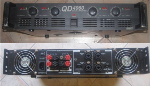 inter m QD 4960 Güç Amplifikatörü 4x240W/4 ohm