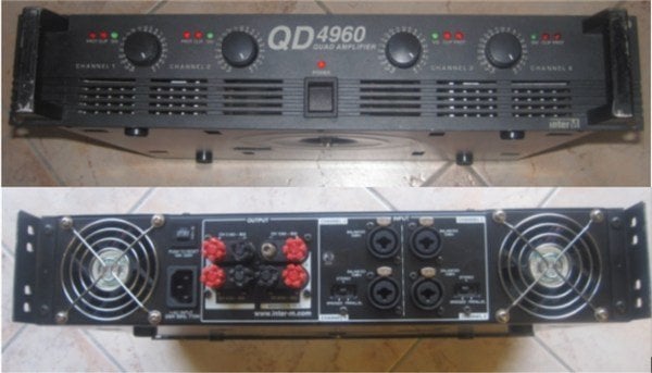 inter m QD 4960 Güç Amplifikatörü 4x240W/4 ohm