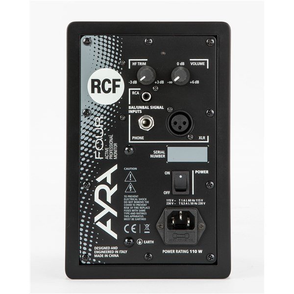 Rcf Ayra Four (Siyah) 4 inç 55W Aktif Studyo Monitörü