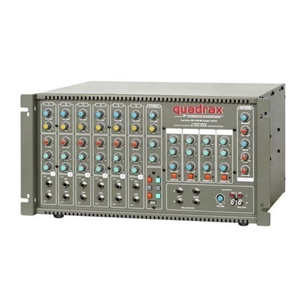 Atak Quadrax - 6 Kanal 4x300 Watt Eko Reverb MP3 Çalar Power Mikser