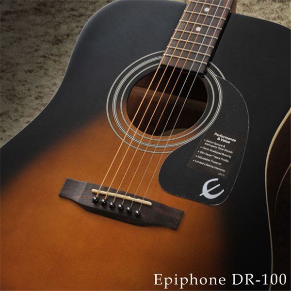 Epiphone DR-100 Vintage Sunburst Akustik Gitar