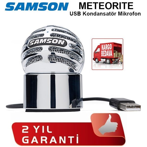 Samson Meteorite USB Kondenser Kayıt Mikrofonu