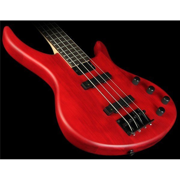 Epiphone Toby Deluxe IV Bass Trans Red Bas Gitar