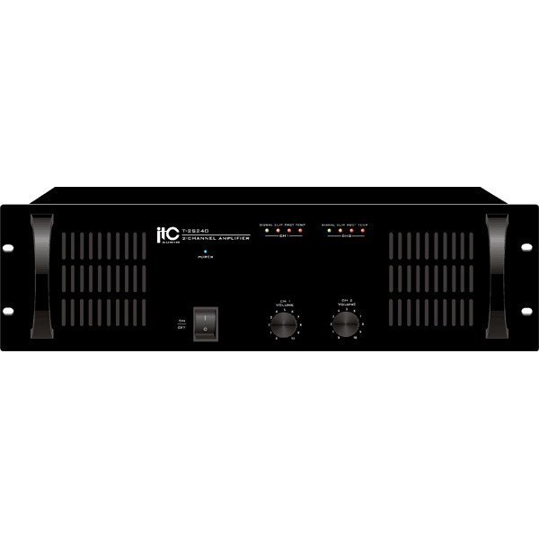 İtc T-2S240 - 2x240W 70V/100V 4-16ohm Power Anfi