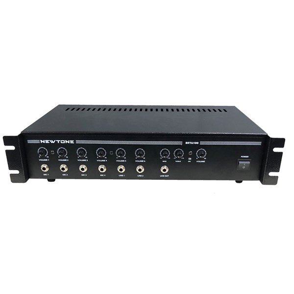 Newtone BRT6100 100 Watt 6 Kanallı Mono Power Mikser