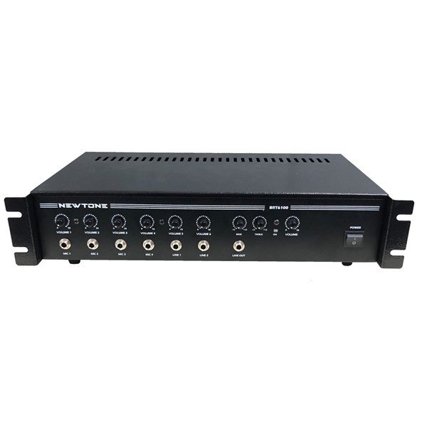 Newtone BRT6100 100 Watt 6 Kanallı Mono Power Mikser