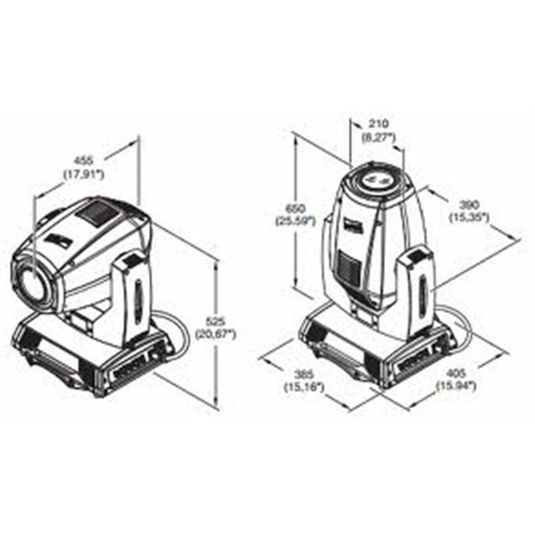Clay Paky-ALPHA SPOT QWO 800