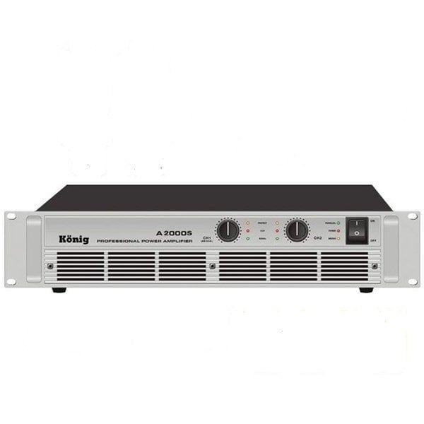 König A-2000/S 2x850W 4 Ohm Güç Amplifikatörü