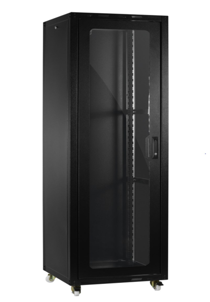Provoice 19 İnç 12U Tekerlekli 600x600 Sabit Raf+ Fan+ Rack Kabinet