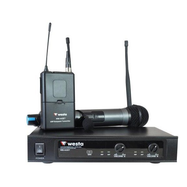 Westa WM-442 ET - El+Yaka Tipi Kablosuz Mikrofon Seti