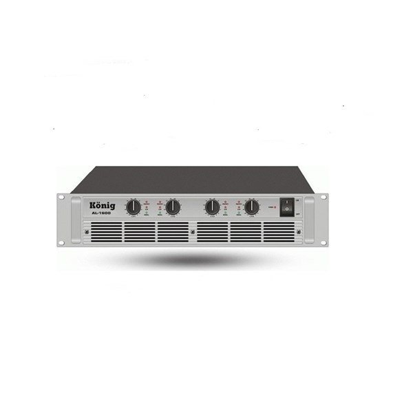 König AL1600/S 4x300W 4 ohm Güç Amplifikatörü