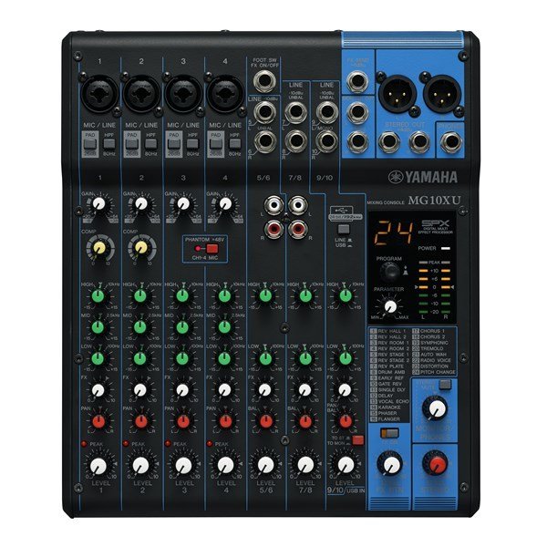 Yamaha MG10XU 10 Kanal Analog Deck Mikser