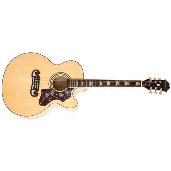 Epiphone EJ-200CE Natural Elektro Akustik Gitar