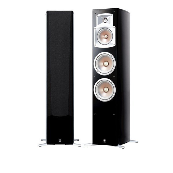 Yamaha NS-555 3-Yollu Bas Reflex Kule Tipi Hoparlör (Çift-Siyah)