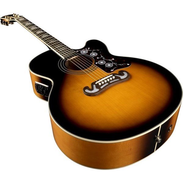 Epiphone EJ-200CE Vintage Sunburst Elektro Akustik Gitar