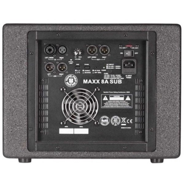 Topp Pro Maxx 8A Sub 8 inç 1200 Watt Peak Aktif Subwoofer