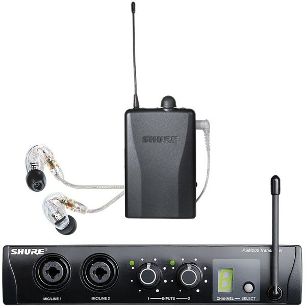 Shure P2TR215CL Kulakiçi Monitör Seti