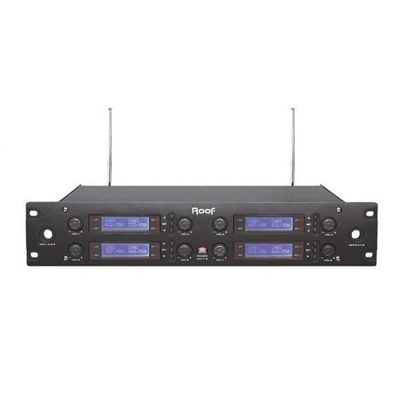 Roof R 8000 8 Kanal Çift Anten Kablosuz UHF Alıcı Ünite