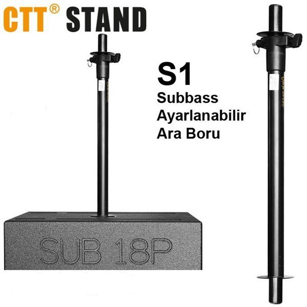 Ctt S1 Yükseklik ayarlı ve destekli Subbass Ara Boru
