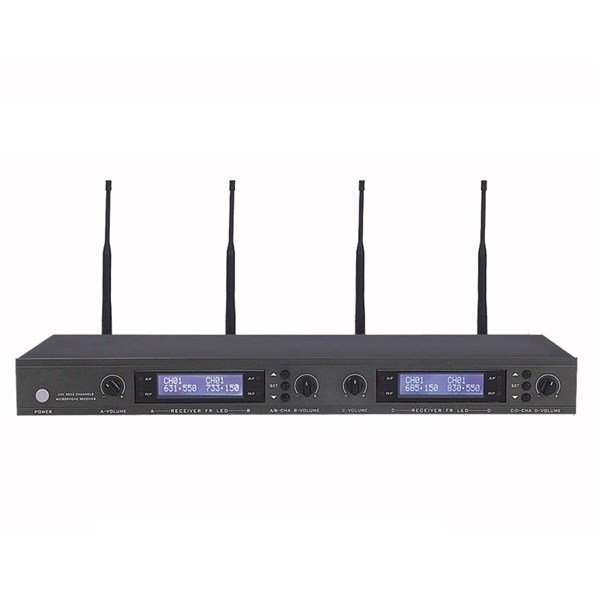 Roof R 4000 4 Kanal 4 Anten Kablosuz UHF Alıcı Unite