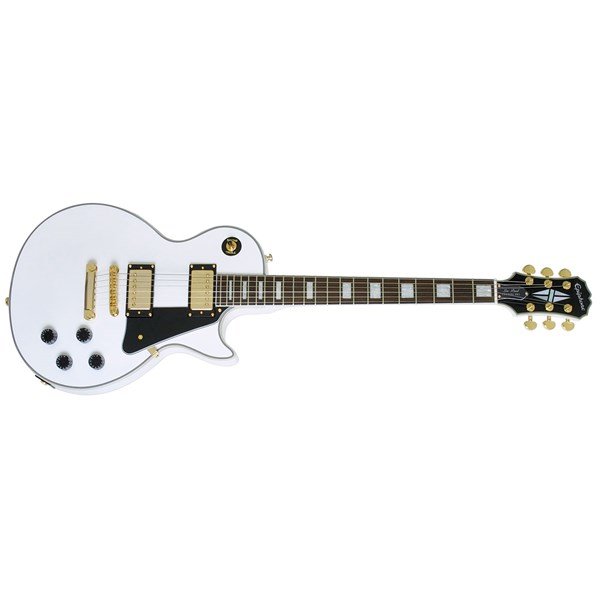 Epiphone Les Paul Custom PRO Alpine White Elektro Gitar
