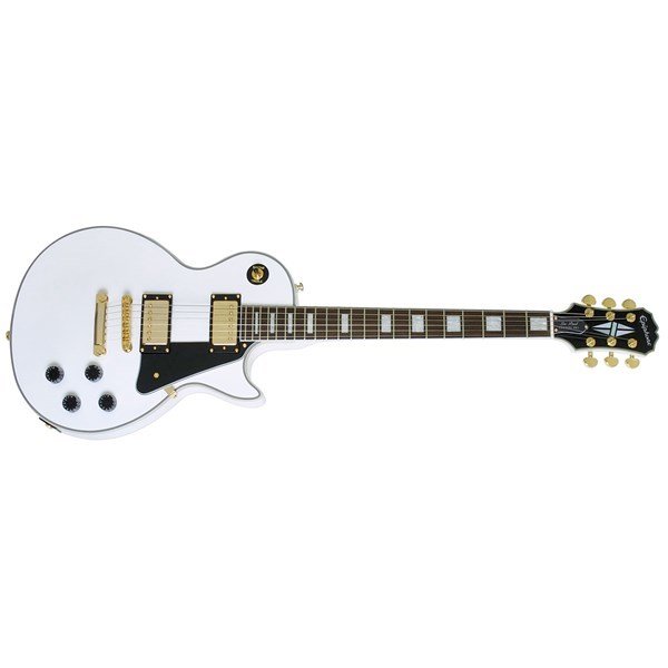 Epiphone Les Paul Custom PRO Alpine White Elektro Gitar