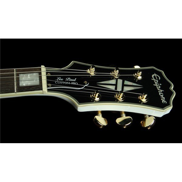 Epiphone Les Paul Custom PRO Alpine White Elektro Gitar