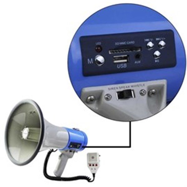 Westa WM-67 USB-LI Şarjlı 25 Watt Megafon