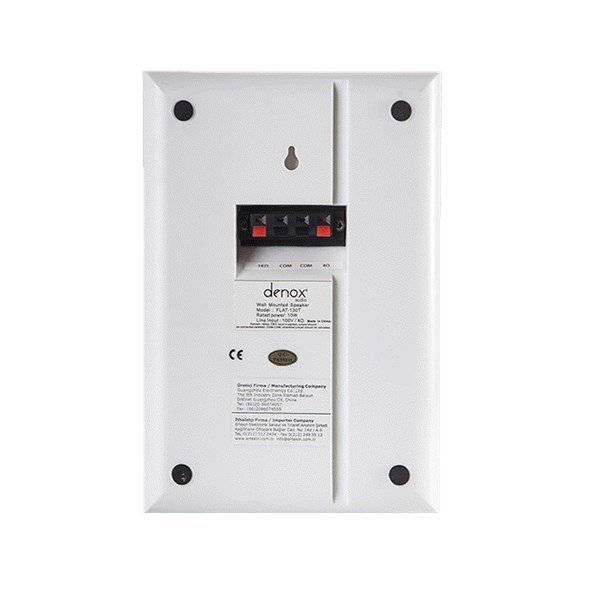 Denox Flat-130 T - 5 inç 10W/100V 20W/4 ohm Duvar Hoparlörü