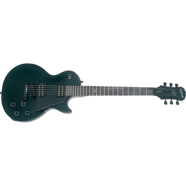 ギター GOTH Les Paul Studio Epiphone Epiphone Les Paul Studio Goth Pitch Black Elektro Gitar
