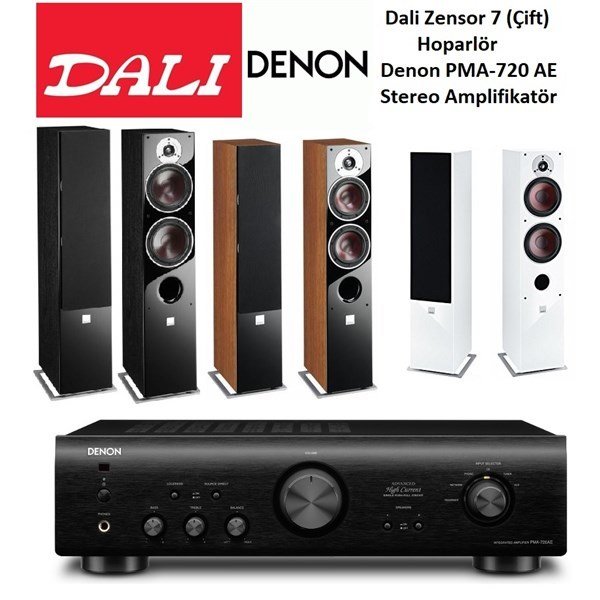 Denon PMA720AE + Dali Zensor 7 Stereo Ses Sistemi