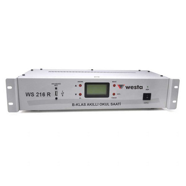 Westa WS-216 R Akıllı Okul Zil Saati (İstiklal Marşı Kumandası)