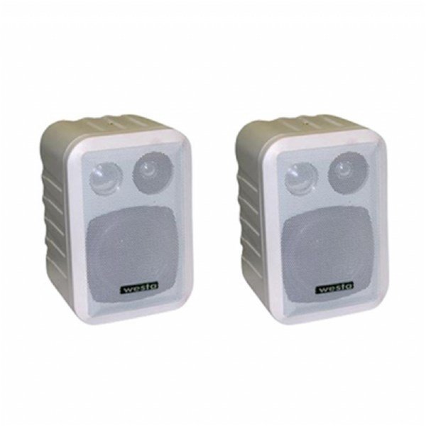 Westa WM-305TW (Beyaz) 4'' 100W Trafolu Kabin Hoparlör (Çift)