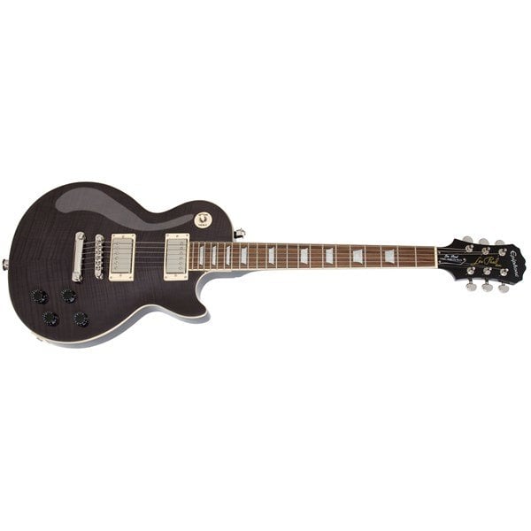 Epiphone Les Paul Tribute Plus Outfit Midnight Ebony Elektro Gitar
