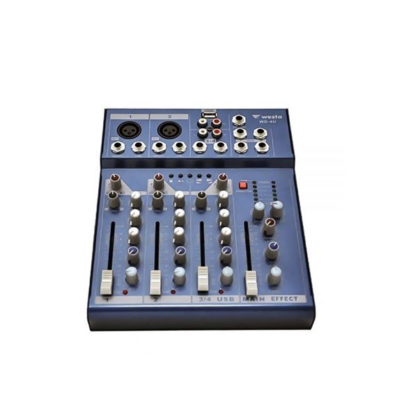 Westa WD-4U - 4 Girişli USB'li Deck Mikser