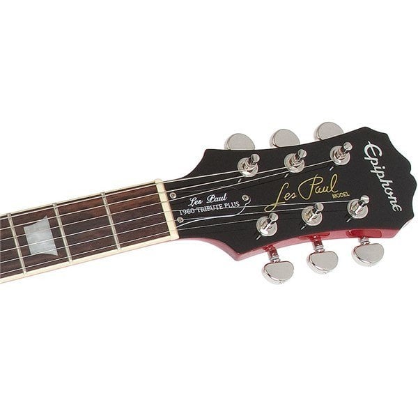 Epiphone Les Paul Tribute Plus Outfit Midnight Ebony Elektro Gitar
