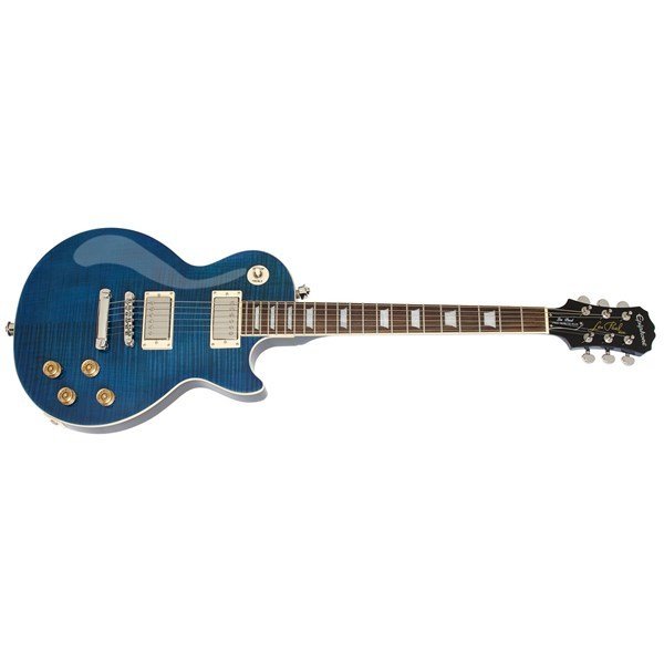 Epiphone Les Paul Tribute Plus Outfit Midnight Sapphire Elektro Gitar